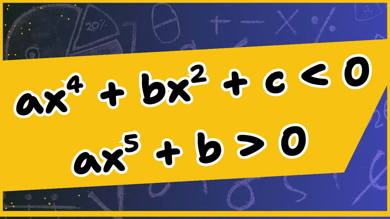 disequazioni di grado superiore al secondo