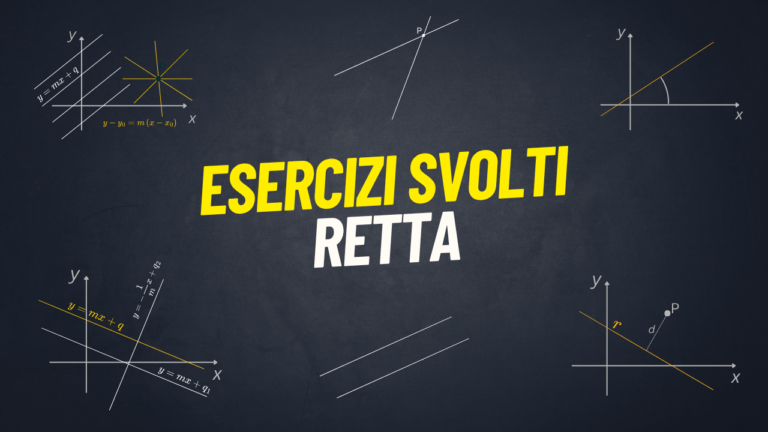 esercizi svolti retta