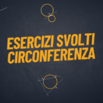 esercizi svolti circonferenza